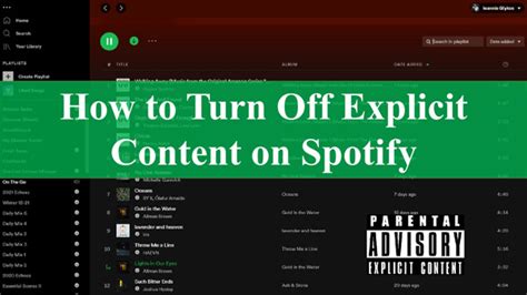 explicit content filter|spotify web player explicit content.